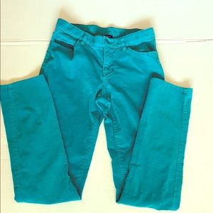GAP 14 Turquoise Pinwale Corduroy EUC Adj Waist